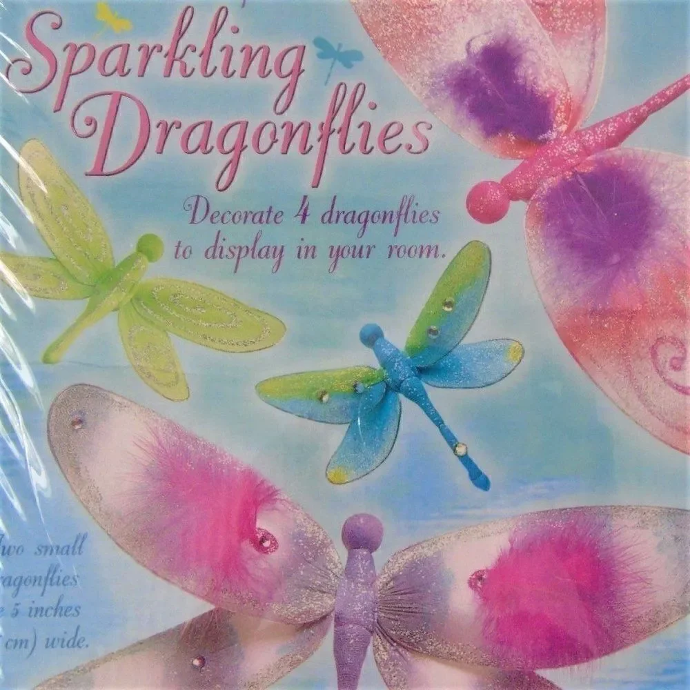Creativity For Kids Decorate Sparkling Dragonflies